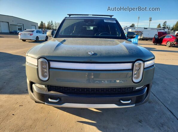 7PDSGABL9NN001488 2022 RIVIAN R1S Green Front view