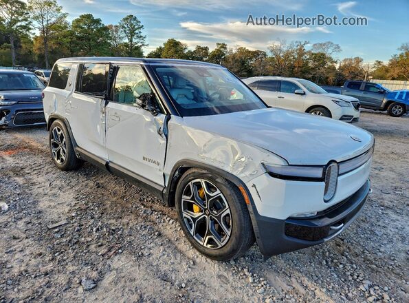 7PDSGABLXPN008551 2023 RIVIAN R1S White Передня права чверть