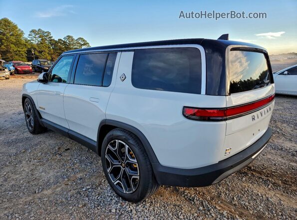 7PDSGABLXPN008551 2023 RIVIAN R1S White Задня ліва чверть