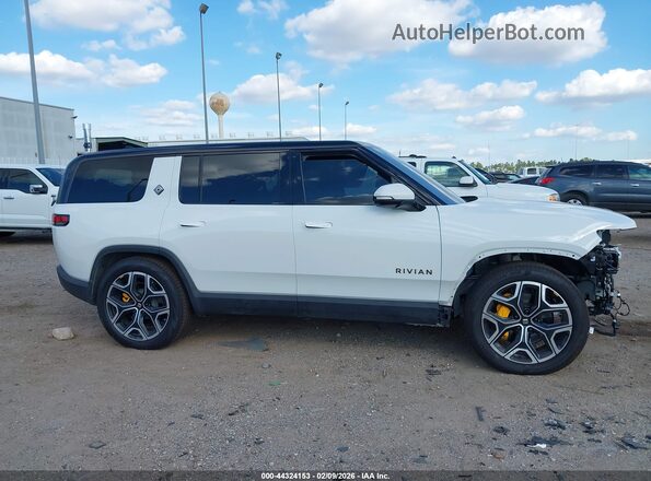 7PDSGCBPXSN057904 2025 RIVIAN R1S White სალონის 360-გრადუსიანი ხედი