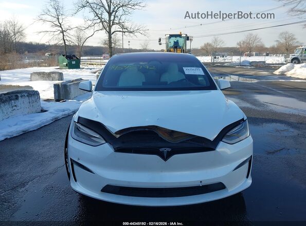 7SAXCAE51NF356436 2022 TESLA MODEL X White Вид панелі приладів