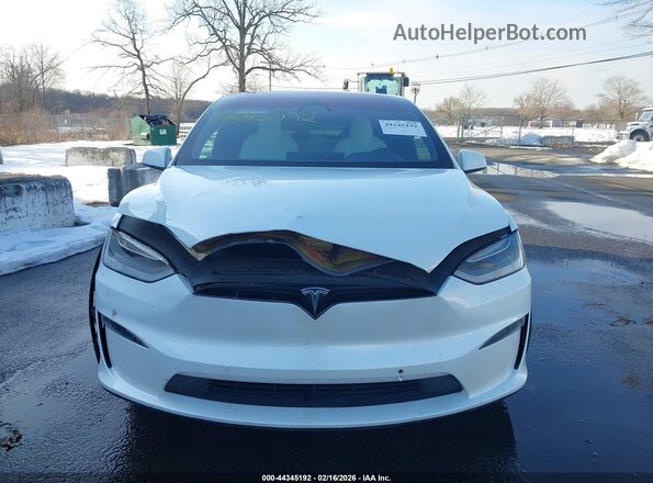 7SAXCAE51NF356436 2022 TESLA MODEL X White Вид спереду