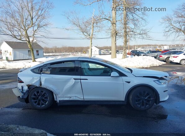 7SAXCAE51NF356436 2022 TESLA MODEL X White Вид щитка приладів