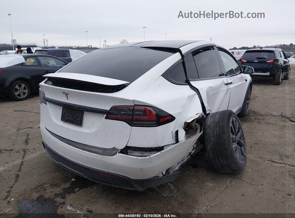 7SAXCAE51NF356436 2022 TESLA MODEL X White Задня права чверть