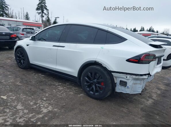 7SAXCAE51NF357196 2022 TESLA MODEL X White Tył lewy