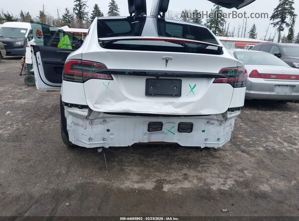 7SAXCAE51NF357196 2022 TESLA MODEL X White Widok z przodu