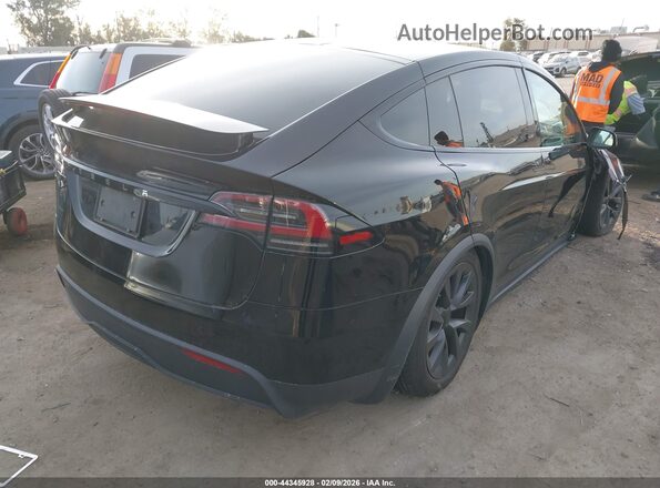 7SAXCAE52PF425296 2023 TESLA MODEL X Black Հետևի աջ