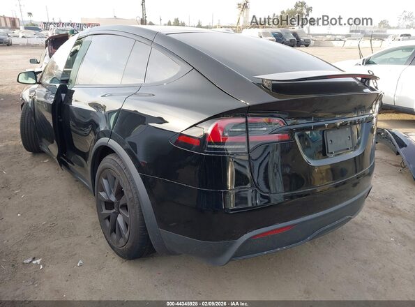 7SAXCAE52PF425296 2023 TESLA MODEL X Black Հետևի ձախ