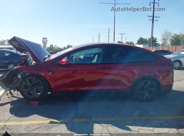 7SAXCAE58TF482662 2026 TESLA MODEL X Burgundy Vista interior de 360 grados