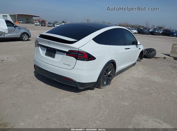 7SAXCBE50PF402413 2023 TESLA MODEL X Белый Задняя правая четверть