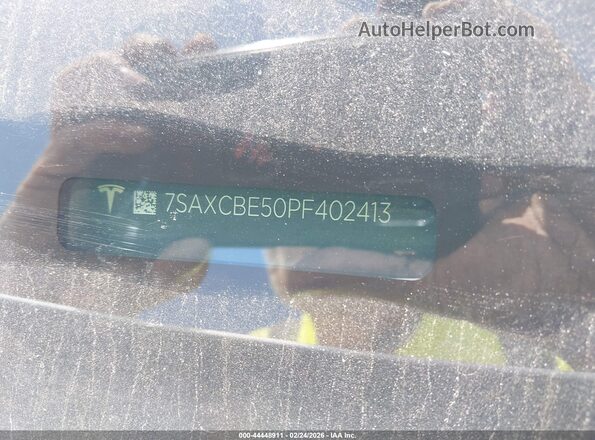 7SAXCBE50PF402413 2023 TESLA MODEL X Белый Вид подкапотного пространства