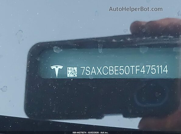 7SAXCBE50TF475114 2026 TESLA MODEL X Black ძრავის განყოფილების ხედი
