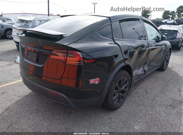 7SAXCBE51PF417552 2023 TESLA MODEL X Black უკანა მარჯვენა