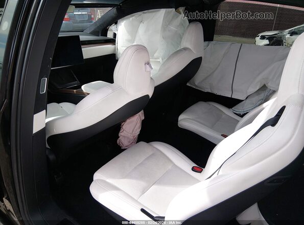 7SAXCBE51PF417552 2023 TESLA MODEL X Black VIN კოდის სტიკერის ხედი