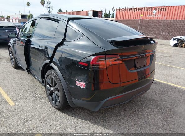 7SAXCBE51PF417552 2023 TESLA MODEL X Black უკანა მარცხენა