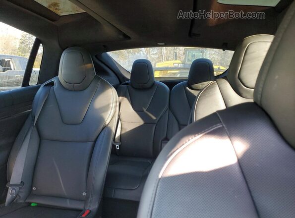 7SAXCBE59PF376507 2023 TESLA MODEL Угольный Вид задних сидений