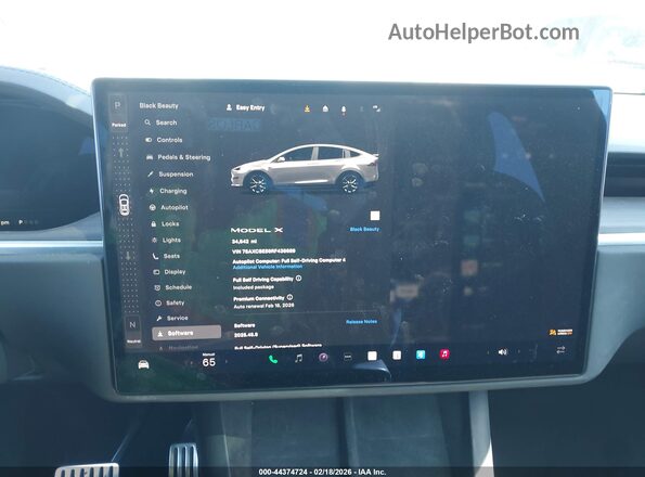 7SAXCBE59RF436689 2024 TESLA MODEL X Black 