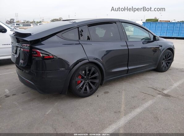7SAXCBE64SF470991 2025 TESLA MODEL X Серый Задняя правая четверть