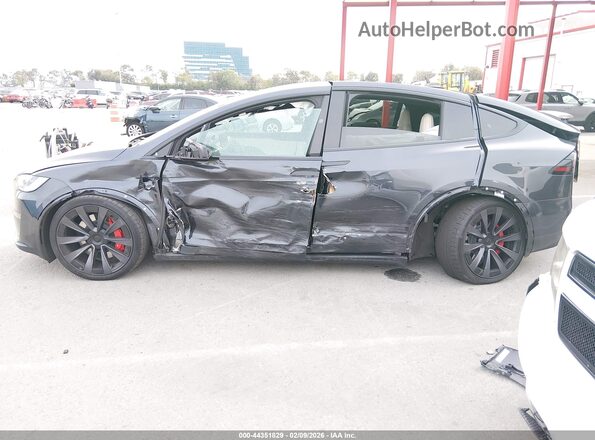 7SAXCBE64SF470991 2025 TESLA MODEL X Серый Вид задней части салона