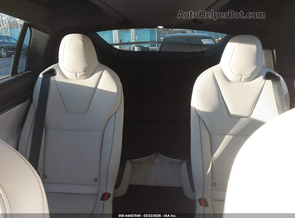 7SAXCBE66RF446993 2024 TESLA MODEL X Gray Вид наклейки з VIN-кодом