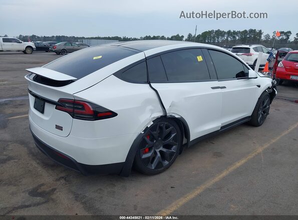 7SAXCBE67TF478665 2026 TESLA MODEL X White უკანა მარჯვენა