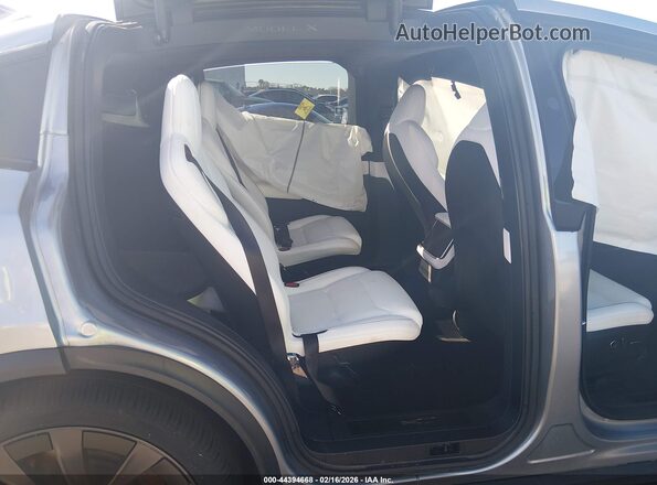 7SAXCBE69RF453873 2024 TESLA MODEL X Silver VIN sticker view