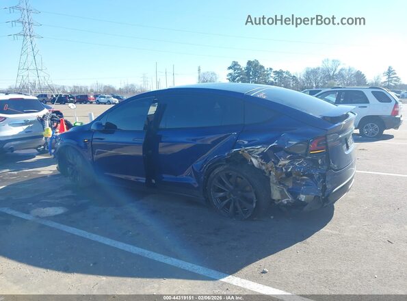 7SAXCDE56RF449749 2024 TESLA MODEL X Синий Вид щитка приборов