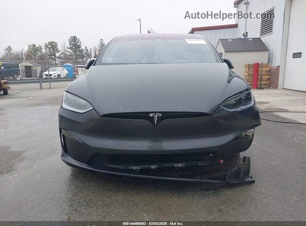 7SAXCDE57RF458752 2024 TESLA MODEL X Gray Widok deski rozdzielczej