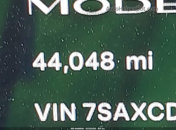 7SAXCDE57RF458752 2024 TESLA MODEL X Gray Widok wnętrza 360 stopni