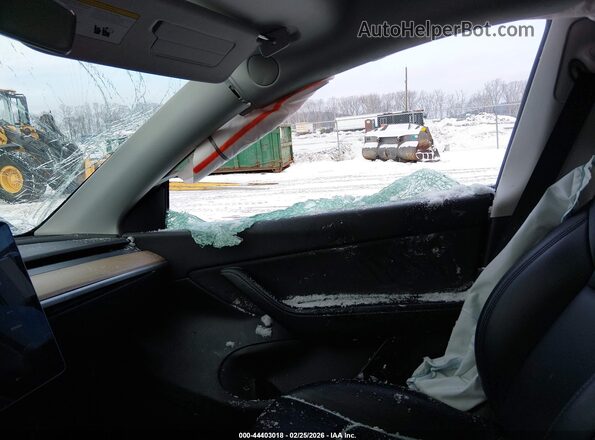 7SAYGAEE0NF381904 2022 TESLA MODEL Y Black Widok wnętrza z przodu