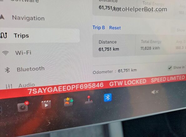 7SAYGAEE0PF695846 2023 TESLA MODEL White Vista del cuadro de instrumentos