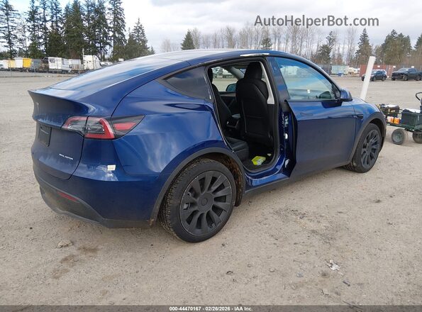 7SAYGAEE1SF240173 2025 TESLA MODEL Y Blue Trasero derecho