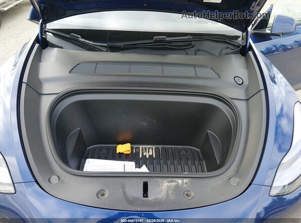 7SAYGAEE1SF240173 2025 TESLA MODEL Y Blue Vista trasera