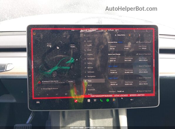 7SAYGAEE4PF829385 2023 TESLA MODEL Y Black 