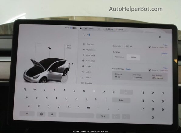 7SAYGAEEXRF214729 2024 TESLA MODEL Y White 