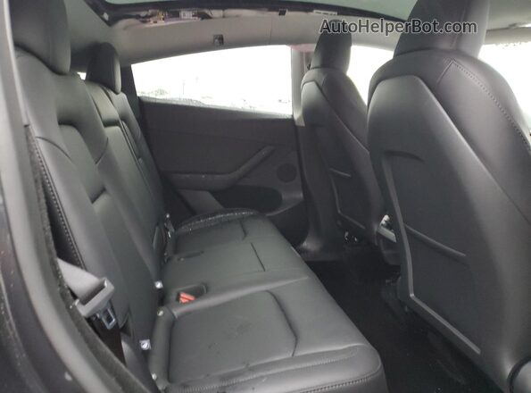 7SAYGDED2SF259629 2025 TESLA MODEL Gray უკანა სავარძლების ხედი