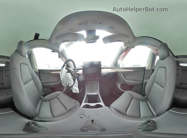 7SAYGDED2SF259629 2025 TESLA MODEL Gray VIN კოდის სტიკერის ხედი