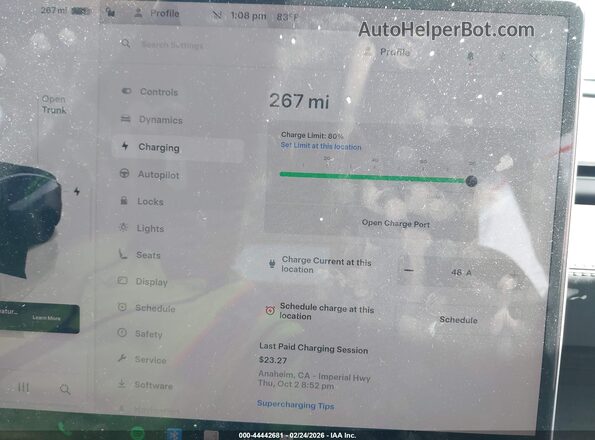 7SAYGDED5TF459762 2026 TESLA MODEL Y Gray 
