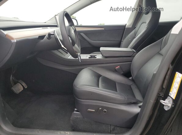 7SAYGDED8SF247954 2025 TESLA MODEL Black Vista interior delantera