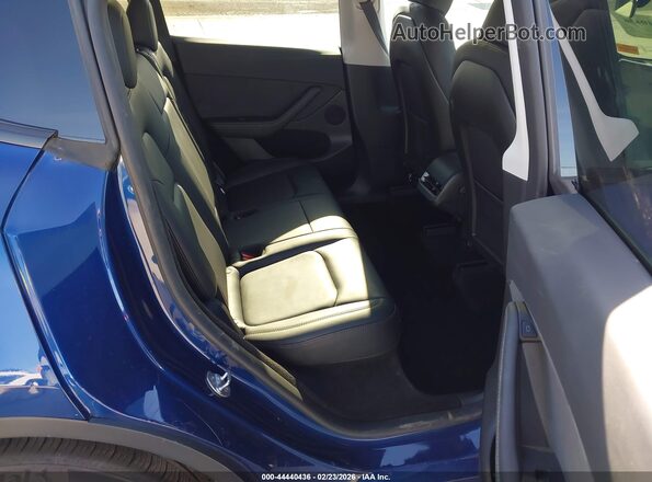 7SAYGDED9RF044081 2024 TESLA MODEL Y Blue Vista de la etiqueta del VIN