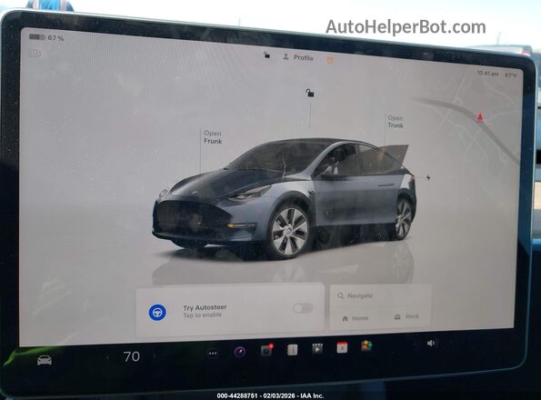 7SAYGDEE3PF866008 2023 TESLA MODEL Y Gray 