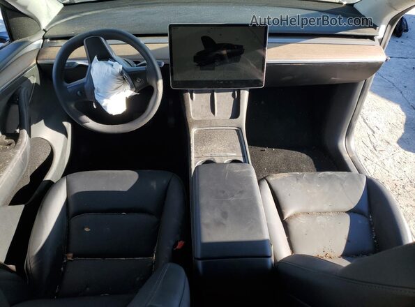 7SAYGDEE3RF031934 2024 TESLA MODEL Gray Widok deski rozdzielczej