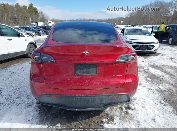 7SAYGDEE6SF302295 2025 TESLA MODEL Y Red 