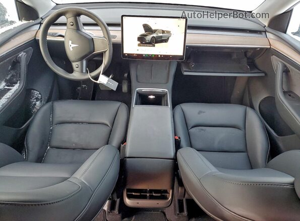 7SAYGDEE7SF275673 2025 TESLA MODEL Charcoal Вид панелі приладів
