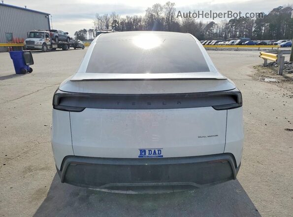 7SAYGDEE8TA390345 2026 TESLA MODEL White Vista trasera