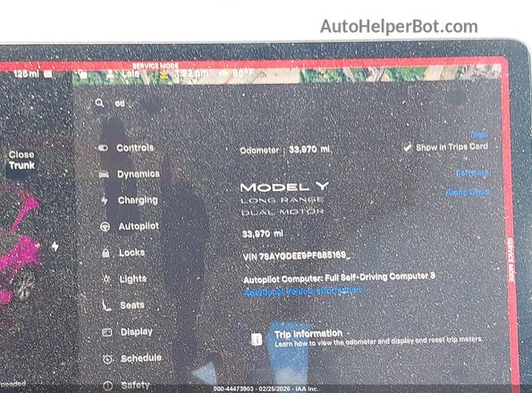 7SAYGDEE9PF685169 2023 TESLA MODEL Y White 
