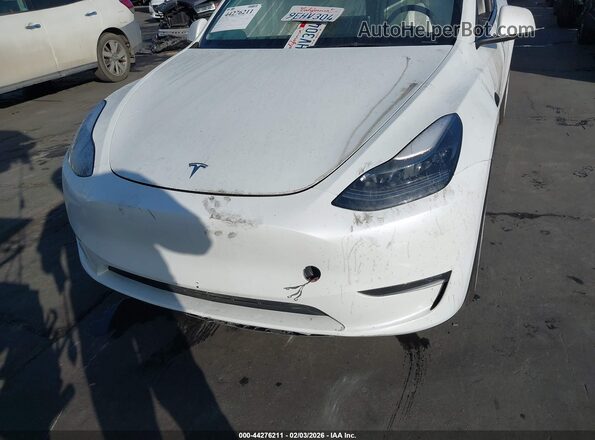 7SAYGDEEXPF624848 2023 TESLA MODEL Y White Սալոնի հետևի տեսք