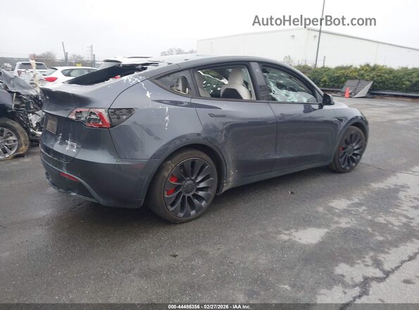7SAYGDEF1NF442025 2022 TESLA MODEL Y Gray Trasero derecho
