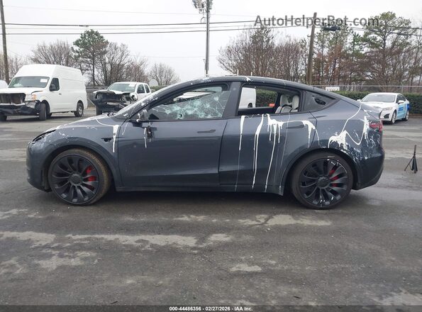 7SAYGDEF1NF442025 2022 TESLA MODEL Y Gray Vista interior de 360 grados
