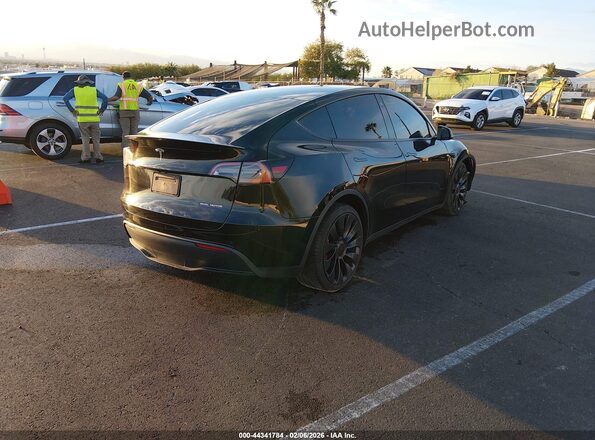 7SAYGDEF1NF575190 2022 TESLA MODEL Y Черный Задняя правая четверть